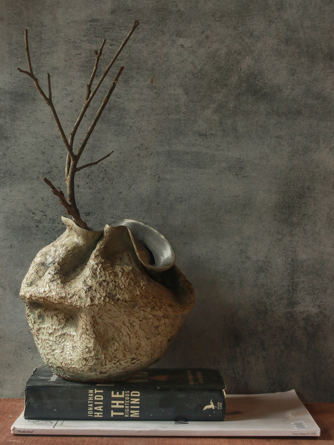 Vase - blue rock