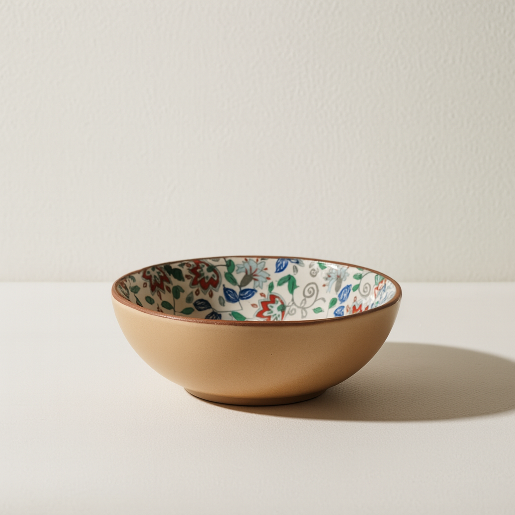Serving Bowl - Red Art