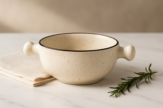 Snack Bowl - Speckled Cream