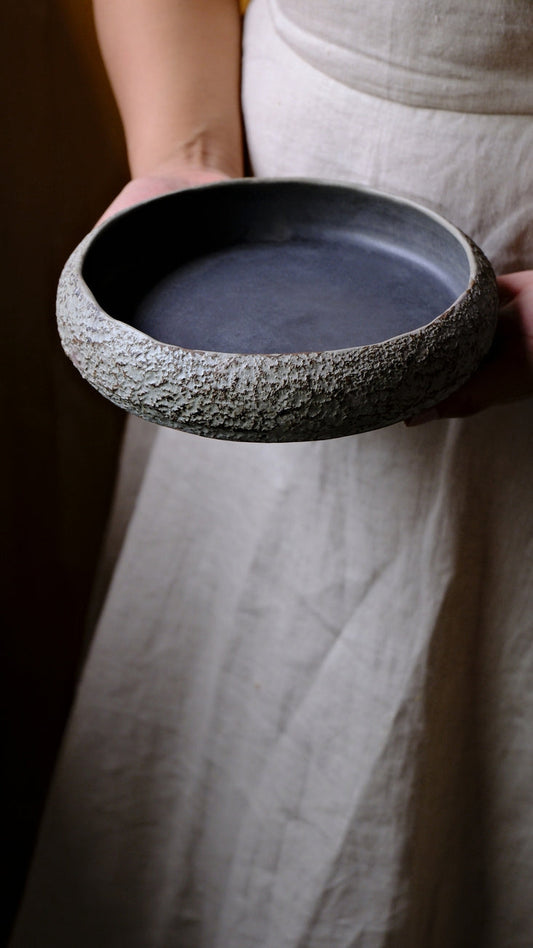Plate- blue rock