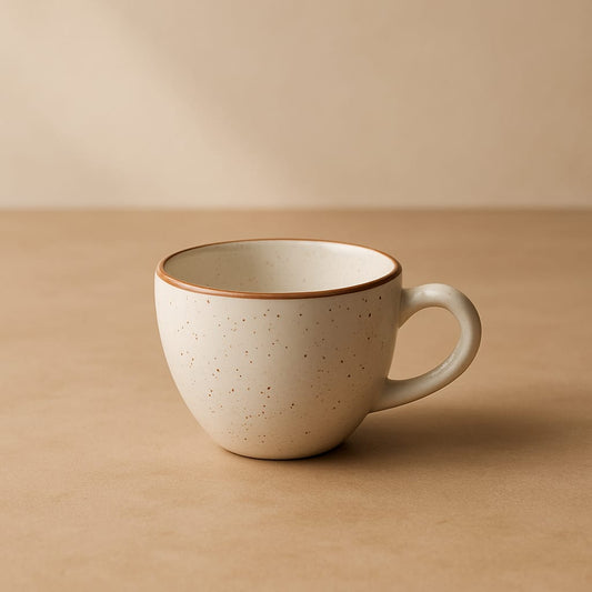 Espresso Cup - Speckled White