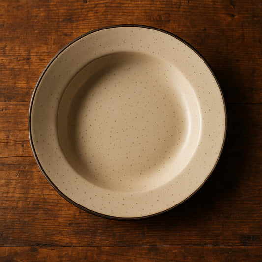 Pasta Bowl - speckled white